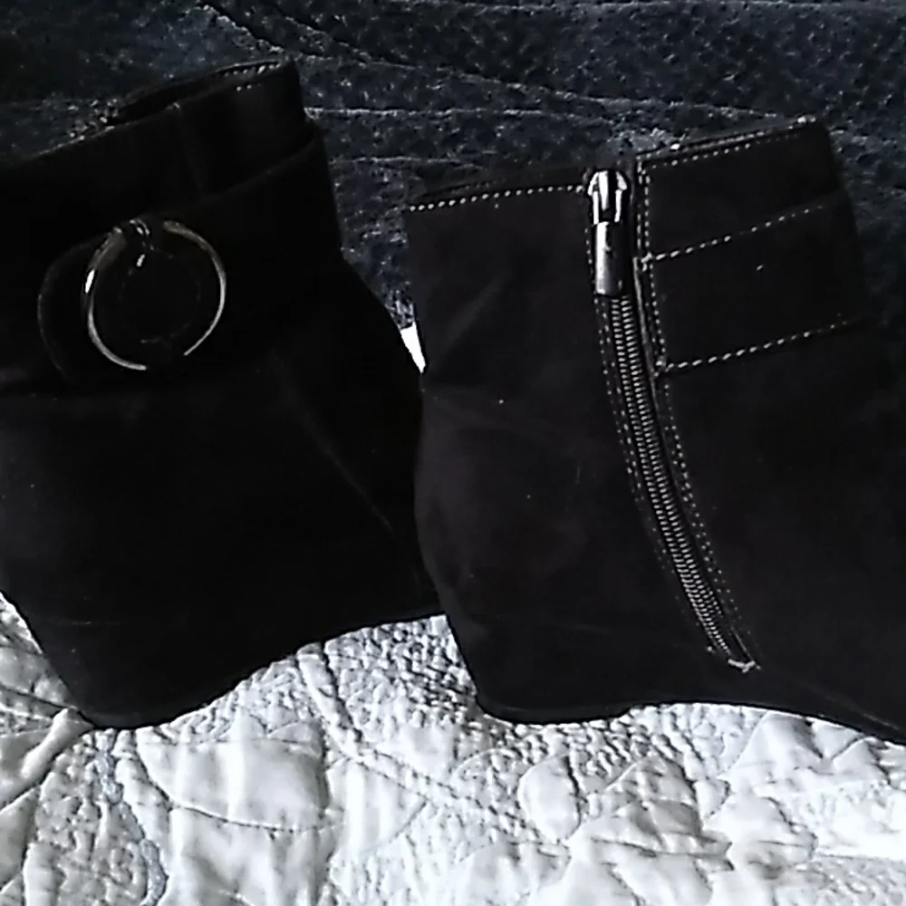 Suede Booties - Picture 4 of 4